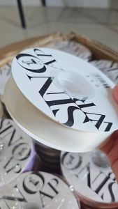 ริบบิ้นคอตตอนสำหรับตกแต่ง ริบบิ้นหน้ากว้าง2.5cm.