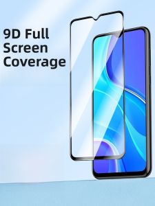 Henyou | High Definition Tempered Glass Film For Xiaomi Redmi 13C 13R Full Screen Coverage Anti-Fingerprint Scratch-Resistant New Model Drop Protection