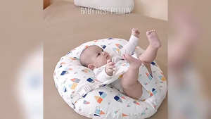Baby Feeding Pillow Anti-choking Sleeping Bed Nest Multi-functional Anti-spitting Slope Pillow