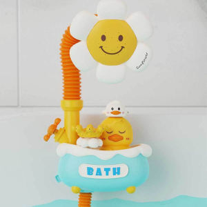 Baby Bath Toy Clouds Duck Model Bathing Cute Swimming Water Game Spraying Shower Bath Bathroom Water Playing Toy For Kids Gift