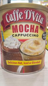 Date 05/26  Bột cà phê hòa tan Caffe D’Vita Mocha Cappuccino của Mỹ 1.8kg