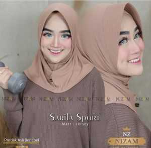 Hijab Instan SPORT SARILA Jilbab terbaru Bergo kekinian Kerudung modern by Arsyana Ekslusif - Hijab Sport Trendy dengan Desain Terbaru 2022