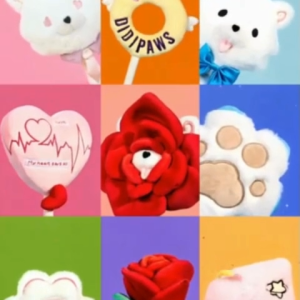 Blind Box Plush Bouquet-Furry Love Series:ช่อดอกไม้สารภาพรักตั้งแต่เริ่มแอบชอบจนถึงครบรอบ ผ่านตุ๊กตาขนนุ่มฟู มี่ทั้งหมด 8 แบบ