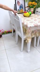 4Pcs Silicone Chair Leg Cover Table Foot Pad Furniture Leg Protector Anti Slip Silent White Pink Gray