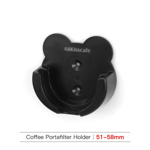 AliKisscafe Coffee Portafilter Holder Wall Rack 51mm 54mm 58mm for Delonghi Breville Gaggia E61 Espresso Accessory Barista Tools