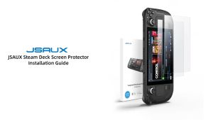 Kính cường lực bảo vệ và chống lóa JSAUX cho Steam Deck OLED / LCD - Hộp 2 miếng