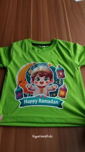 Baju Kaos Distro Anak Laki-Laki Lebaran Ramadhan Karakter Cowok Muslim Lucu Import - Hypelane - DTF