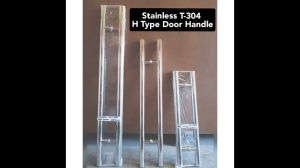 Heavy Duty Stainless Steel Round Square Matte Black Sliding Door Handle Glass Door Wooden Door Hand