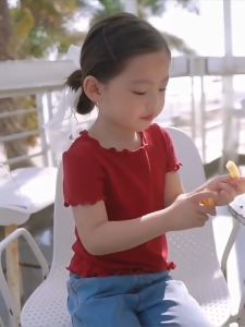 🌸 เสื้อยืดเด็กผู้หญิง ใส่สบาย เนื้อผ้าเด็ก สไตล์เกาหลี