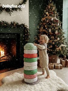 babyfun.edu | Rainbow Stepping Stones Sensory Training Toys