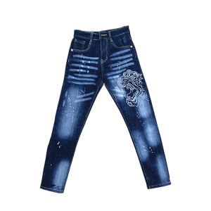 quần jeans size nhỡ màu xanh