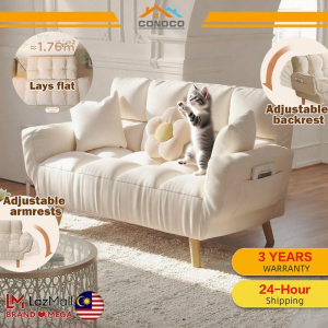 CONOCO Luxury Fabric Sofa Bed Adjustable Recliner Waterproof Fabric for Living Room 3-in-1 Adjustable Sofa Bed with Detachable Covers沙发床