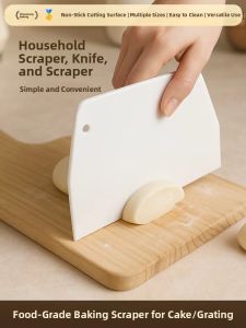Home Use Plastic Silicone Dough Scraper Knife Pasta Cutting Tool Kitchen Baking Accessories Dough Kneading Mat Cream Scraper