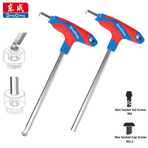 T-Handle Hex Key Allen Wrench Flat Ball/Flat Head Metric 2/2.5/3/4/5/6/8/10mm Home Auto Bike Repair Hand Tool Screwdriver