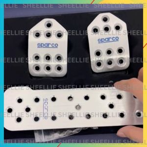 SPARCO Pedal Pad Universal for Manual Car Pedals: High Quality Pedal Pad 3 in 1 Pedal Pad