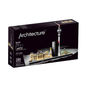 Educational Berlin Skyline Building Blocks Toy Model Display Childrens Assembly Toy Gift Intelligent Plaything Street Scene