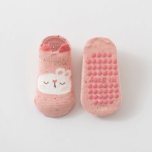 Kids Floor Socks For Boys Girls Soft Cotton Baby Toddler Home Anti-slip Short Socks Autumn Winter Cartoon Sports Socks 0-5Years