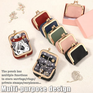 Jewelry Compact Lip Gold Bag Mini Diamond Ring Coin Purse Earring Box Necklace Organizer