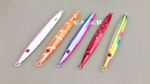 Mồi Câu Kim Loại Cứng Phát Sáng TEASER J85 100g-200g Thả Nhanh Chìm Nhanh Câu Đứng Kèm Móc Phụ Trợ Dùng Cho Câu Biển Sông Hồ.
