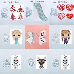 Christmas Theme Scrapbook Cutting Template Die-Cut Paper Art Handmade DIY Flower Pressing Machine Roller Embossing Machine