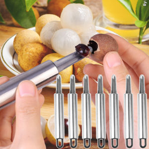 Stainless steel corer Fresh longan shell corer Household kitchen tool