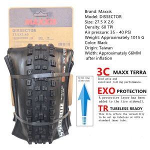 Maxxis | MAXXIS DISSECTOR 27.5X2.4//29X2.4 29X2.6double-layer thickened 3C folding stab-resistant MAXXGRIP vacuum speed drop tire