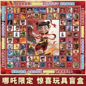 Nezha 2025 Hộp Quà Tặng Sinh Nhật Bất Ngờ Hộp Quà Tặng Mù Cung Cấp Đồ Chơi Hoạt Hình Cho Bé Trai Và Bé Gái