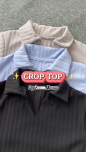 KAOS CROP TOP DISTY HORNET BAHAN KNIT PREMIUM