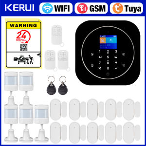 Bộ Hệ Thống Báo Động Nhà Thông Minh Không Dây KERUI G12 Với Cảm Biến Cửa & Chuyển Động Hệ Thống An Ninh WiFi GSM Điều Khiển Bằng Ứng Dụng Smart Life Sử Dụng Nền Tảng Tuya