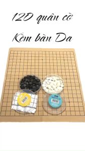 Bộ Chơi Cờ Vây 120 Quân Trắng + Đen Kèm Bàn Cờ Tùy chọn - Đồ Chơi Trí Tuệ