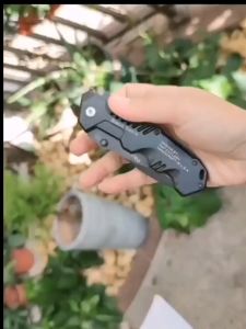 คลินิก ดิจิทัล มีดพับ 20 Cm มีดพับสแตนเลส ZD6 มีดพกพา มีหูเหน็บ มินิเชียอนิค