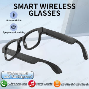 Smart Glasses HD Sound Quality Wireless Call Music Playback Bluetooth Glasses Anti Blue Light and Sun Protection Sunglasses Q01