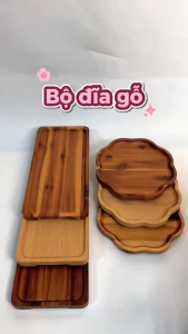 Đĩa chữ nhật gỗ tự nhiên mang nét mộc mạc quê hương - F21 Art For Life tô điểm không gian sống tinh tế và hiện đại