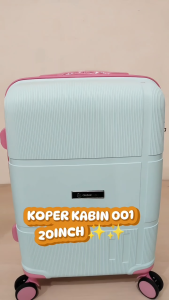 Koper Kabin 001-20inch Koper PP Global Snow Kunci Kombinasi