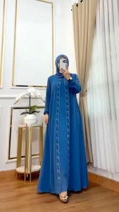 YASMIN DRES GAMIS BURGUNDY TERBARU BAHAN CERUTY PREMIUM MIX PAYET SWAROSKY GAMIS DEWASA TERBARU 2025