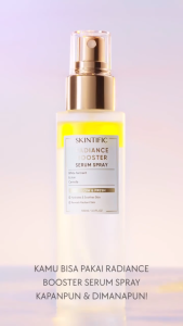 SKINTIFlC Radiance Booster Serum Spray Instant Glowing First Essence Setting Spray Makeup Primer Face Mist