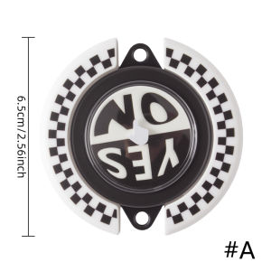 Yes or No Wheel of Fate Rotating Compass Keychain - Decision Fidget Toy for Desk Decor Adults Kids Gift Fidget Spinner