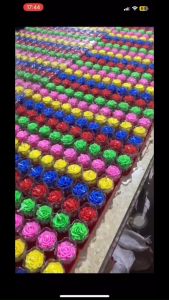 Ly Nến Hoa Nghệ Thuật T03 - Bộ 6 Cốc Nến Thơm 20 Giờ