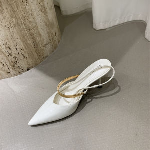 XUJIA | French Commuter Style Open Back Closed Toe Sandals