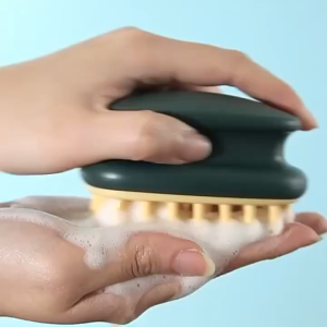 Soft Hair Washing Brush Massage Sikat Rambut Silicone Scalp Massager Comb Wash