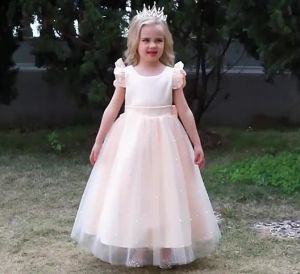 332Fashion Girls Dresses Girl Princess Evening Gown Birthday Party Wedding Dress 6 to 17 Years