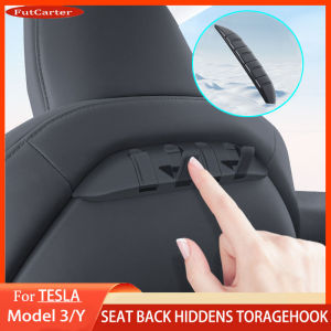 For Tesla Model 3 /Y 2017-2025 Seat Backrest hidden Hook Front Seat Hanger ABS Storage Rack New Model3 Highland Car Accessories