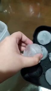 6 Ice Ball Maker Grids Ice Cubes Tray Molds Silicone Ice Ball Form Bar Accessories Chocolate Mould