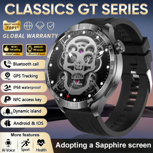 2025 New GT6 Pro Smart Watch Global Version GPS Tracking Compass NFC IP68 Waterproof BT Call Ceramic and Titanium Smartwatch iOS