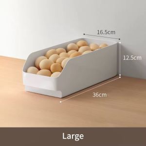 Refrigerator Storage Box Cabinet Food-grade Organizer Storage Preservation Boxes for Beverages Vegetables Fruits Eggs