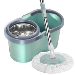 SHUQUE | Self Wringing Lazy Mop Bucket Thickened Spin Mop System