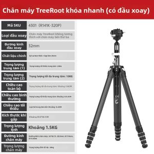 Falcam | Chân Máy Ảnh Du Lịch Khóa Nhanh với Đế Nhôm