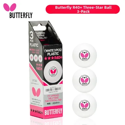 3-Star Competition Grade Table Tennis Balls 40+mm