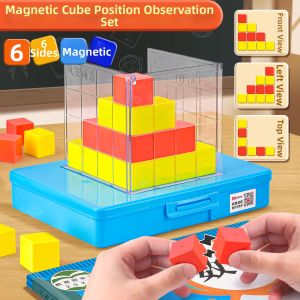 Magnetic Cube Mathematical Geometry Learning Aid