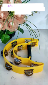 Trống Tambourine giá sinh viên cho giáo viên học sinh và trẻ em- Giao màu ngẫu nhiên